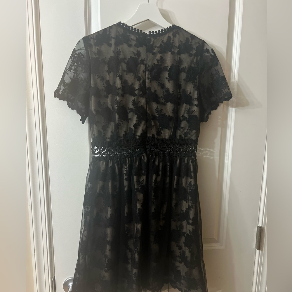 Lulus Elegant Black Lace Dress - Picture 5 of 9